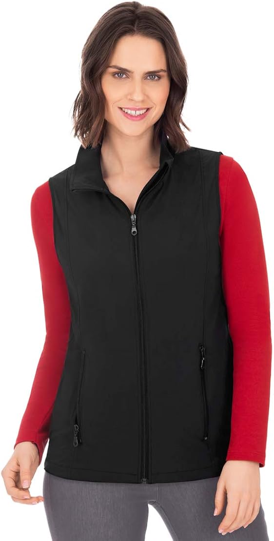 Damen Steppweste Mit V-Ausschnitt - Ärmellose Chiffon Weste Für Business & Freizeit