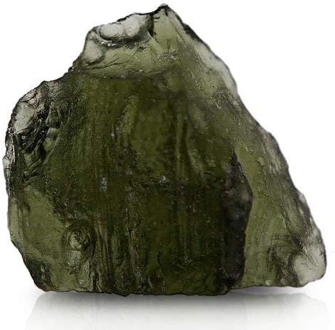 GemPundit Natural Unheated and Untreated Lab Certified Moldavite Healing (Chakra Healing and Stimulation) Gemstone from Czech Republic