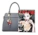 Womens Purses and Handbags Ladies Designer Satchel Tote Bag Shoulder Bags, Gray