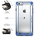 iPhone 6S Case, POETIC Affinity Series [Premium Thin]/No Bulk/Protection where its needed/Clear/Dual Material Protective Bumper Case for Apple iPhone 6S /iPhone 6 (Blue/Clear)