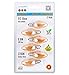 Emotionlite Night Light Bulbs, Amber LED C7 Bulb, 4W-7W Equivalent, E12 Candelabra Base, Salt Lamp and Nightlight Replacement, 0.5W Amber Yellowish 2200K, 50LM, 6 Pack