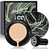 Mushroom-Head-Foundation-Air-Cushion-CC-Cream-BB-Cream-Moisturizing-Concealer-Moisturizing-BB-Cream-Makeup-Base-Long-Lasting-with-Mushroom-Makeup-Sponge-Easy-to-Apply-Round-Natural Mushroom Head Air Cushion CC Cream, BB Cream, Moisturizing Concealer, Moisturizing BB Cream Makeup Base Long Lasting…