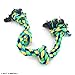 LINCO Lincostore Chews Cottonblend 4 Color 4-Knot Rope Tug, Large, 30-Inch Best for Medium and Large Dog Breeds T012