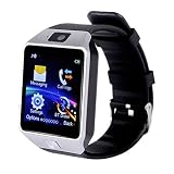 Corelink dz30 [CE RoHs Approval] DZ09 Bluetooth Smart Watch, Anti-Lost, Touch Screen, Wrist Wrap Watch, Phone Pedometer with Camera TF Card Solt for Android Phone - Black