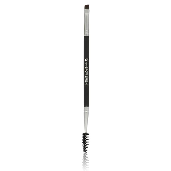 Dual Eyebrow Brush by Beauty Junkees Angled Eyebrow Brush and Spiral