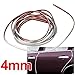 TOOGOO(R) 3m Silver Car Grille Exterior Chrome Styling Decoration Moulding Trim Strip 4mm