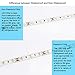 LEDMO LED Strip Lights, Non-Waterproof LED Strip DC 12V 16.4Ft White 6000K 15Lm/LED High CRI80 COB LED Light Strips for Mirror, Kitchen Cabinet, Bedroom