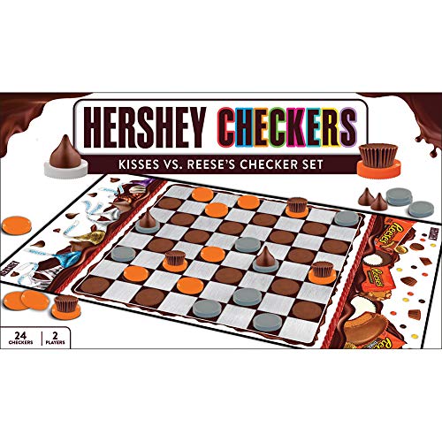 Hershey's Picture Dominoes Game - 28-Piece Chocolate Themed Domino Set For Kids & Family