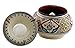 Moroccan Handmade Two-piece Ceramic Ashtray