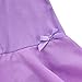 TiaoBug Girls Ballet Tutu Dance Costume Dress Kids Gymnastics Leotard Skirt Size 5-6 Purple