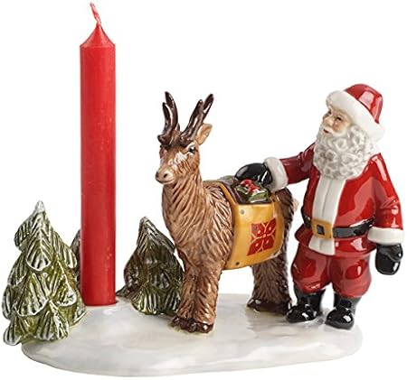 Immagini Natalizie Con Animali.Villeroy Boch 1486215439 Fairytale Park Scena Babbo Natale Con Animali Del Bosco Verde 12 X 8 X 9 5 Cm Amazon It Casa E Cucina