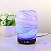 Essential Oil Diffuser COOSA 100ml Glass Ultrasonic Aromatherapy Diffuser for Essential Oils Cool Mist Humidifier with 7 Changing Color LED Light Waterless Auto Shut-off for Home Office Baby Room Yoga