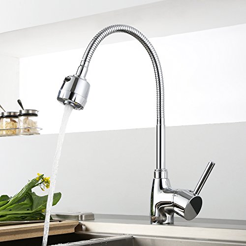 Homfa-A4-Profi-Gastro-schwenkbar-Spltisch-Kchen-Armatur-Kchenarmatur-Geschirrbrause-wasserhahn