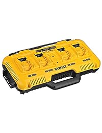 Dewalt DCB104 - Cargador rápido de litio de 4 puertos, 20 V máximo