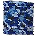 Karma Gifts Half Headband, Blue Camo