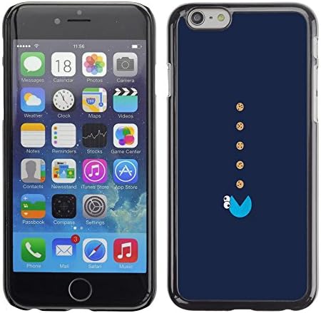 Snap-on Series Plastic Back Case Shell Skin Cover for Iphone 6/6S (4.7 INCH) , ( Cookie Monster Bean Eater )