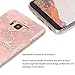 Spevert Galaxy S8 Plus Case, Marble Pattern Hybrid Hard Back Soft TPU Raised Edge Ultra-Thin Shock Absorption Slim Protective Cover Case for Samsung Galaxy S8 Plus/S8+ (Rose Gold)