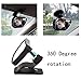 Baby Car Mirror, EnjoyULife Baby Safety Rearview Mirror, Child observation mirror, 360 Degree Adjustable, Shatterproof Acrylic, Suction Cup on Windshield/Clip on Car Sun Visor, Small Size: 3