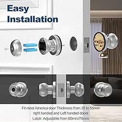 GeekTale Fingerprint Door Lock, Smart Door Knob