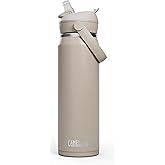 CamelBak Thrive Flip Straw Insulated Stainless Steel Water Bottle Stone, 25oz