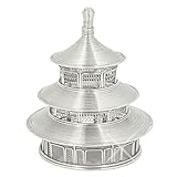China's Temple of Heaven Architectural Wire Model Sculpture Replica, Doodles Destinations Series Statue, 6 Inches Tall