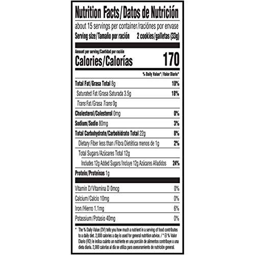 Chips Ahoy! Crunchy White Fudge Chunk Cookies In Family Size/18 Oz Packs, Chocolate Chip, 12