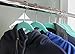 Juvale Velvet Shirt/Dress Hangers - 50-Piece Non-Slip Slim Velvet Hangers, Space Saving Design, for Delicate Clothing, Teal