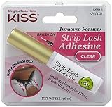 KISS Strip Eyelash Adhesive, Clear 0.21 oz
