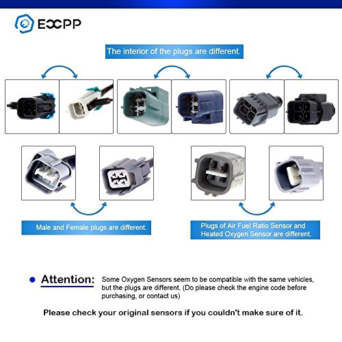 image for Air Fuel Ratio Sensor,ECCPP Upstream/Pre Fit 24302 Front Oxygen Sensor