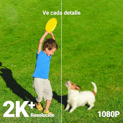 EZVIZ HB8c Kit, 4MP, Cámara WiFi 360 con Batería y Panel Solar, Exterior, Modo AOV Grabación Continua con Consumo Optimizado, Detección Humano/Vehiculo, Seguimiento Inteligente, Vision Nocturna Color