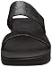 FitFlop Women's Lulu Shimmersuede Slide Sandal, Black, 8 M US
