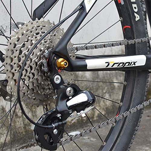 Ztto Bicycle Chain for 7 8 10 11 12 21 22 24 27 30 33 Speed Mountain Bike and Road Bicycles (Grey, 7-8 Speed) - Thumbnail 6