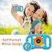 iBosi Cheng WiFi Kids Camera, 1080P HD Digital Kid Camera Camcorders with 1.77 Inch LCD Display,5X Digital Zoom,Flash and Mic, 16GB TF Card Included, Creative Birthday Camera Gifts for Kids