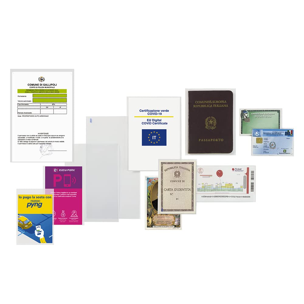 Favorit 400102319 Envelope A U with Top Opening 8 x 12 cm Transparent Pack of 100