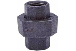 ANVIL INTERNATIONAL Anvil 0812508810 1-1/4" Black Malleable Union