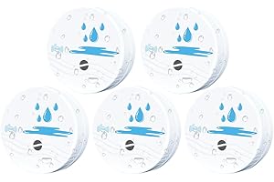 ComfyTune 5 Pack Water Leak Detectors for Home, 100dB Waterproof Water Leak Alarm Sensors for Basements, Bathrooms, Laundries