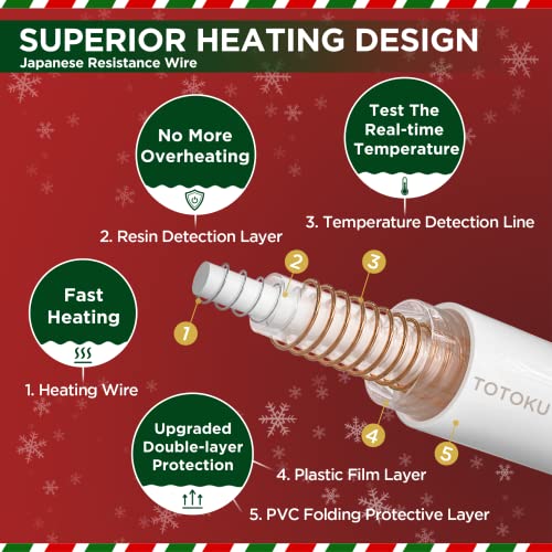 Westinghouse Electric Blanket Queen Heated Blanket Flannel Soft Silky