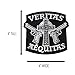 Aequitas Veritas Saints Gun Celtic Cross - Novelty Iron On Patch Applique