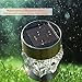 ANDYKEN Solar Lights Outdoor - Outdoor Garden Lights, Color Changing LED Solar Powered Pathway Lights, Outdoor Landscape Lighting for Lawn/Patio/Yard/Walkway/Driveway (Stainless Steel)