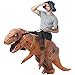 HEYMA Inflatable Dinosaur T-Rex Riding Costume Adult Fancy Dress Costume Inflatable Ride On T-Rex costume