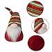 GMOEGEFT Swedish Christmas Gnome Plush, Scandinavian Santa Gnome Tomte, Table Ornaments, Holiday Decorations, 12 Inches, Set of 3 (H)