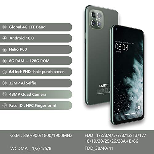 CUBOT Unlocked Android Phones, C30 8GB RAM/128GB 4G Dual SIM