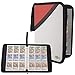 Totem World 3-Ring Zipper Poke Ball Theme Card Case Binder Compatible with Pokemon Cards, Trading Cards Collectors Album with 40 Premium 9-Pocket Pages, Holds Up to 720 Cards