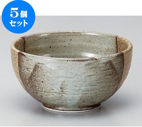 Five set series bowl ri corner stone eyes 5.0 bowl [15.1 x 8cm] for Japanese instruments Liquor restaurant inn business