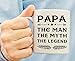 Fathers Day Gift For Dad And Grandpa - Coffee 11oz Mug. Unique Gifts Idea For Men & Husband! Make Him Proud On His Birthday, Christmas, Father's Day - Papa The Man The Myth The Legend By Muggies™