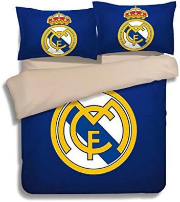 NOOS 3D printing Madrid football beddingSets 4-Piece Duvet Cover Sets Blue,BLack Madrid Twin\Full\ Queen\King Size