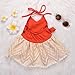 Aalizzwell 3T Toddler Girl Dress Orange