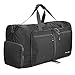 QYUHE 80L Extra Large Capacity Tote Bag Foldable Duffle Bag Luggage Travel Gym Sports Waterproof Lightweight Packable Sling Bag Men Women Handbag Training Gym Bag(Gray)