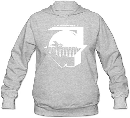 Harriy Women's Funny The Neighbourhood Hoodie Size XXL Ash