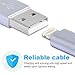 Lightning Cable,BBInfinite Charger Cables 3Pack 3FT 6FT 10FT to USB Syncing and Charging Cable Data Nylon Braided Cord Charger for iPhone X/8/8Plus/7/7 Plus/6/6 Plus/6s/6s Plus/5/5s/5c/SE -Gray&White